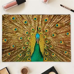 Peacock Feather Bird Peafowl Cosmetic Bag (xxl) by Wegoenart