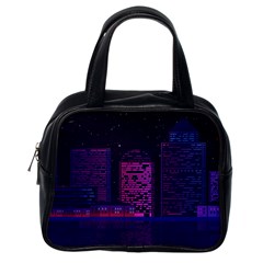 Christmas Skyline Skyscraper Classic Handbag (one Side) by Wegoenart