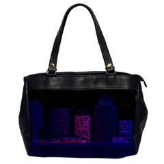 Christmas Skyline Skyscraper Oversize Office Handbag by Wegoenart