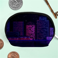 Christmas Skyline Skyscraper Accessory Pouch (medium) by Wegoenart