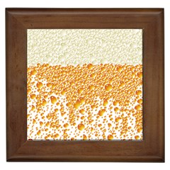 Beer Head Foam Cool Framed Tiles by Wegoenart