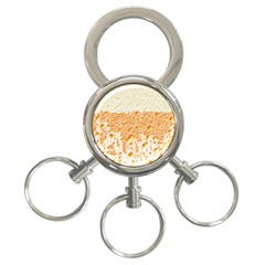 Beer Head Foam Cool 3-ring Key Chains by Wegoenart