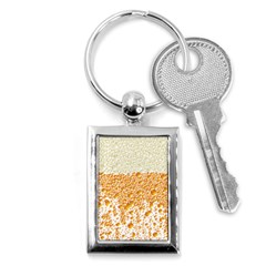 Beer Head Foam Cool Key Chains (rectangle)  by Wegoenart