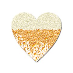 Beer Head Foam Cool Heart Magnet by Wegoenart