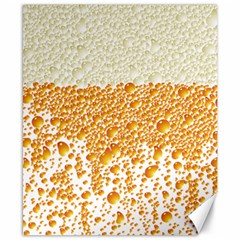 Beer Head Foam Cool Canvas 8  X 10  by Wegoenart