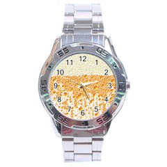 Beer Head Foam Cool Stainless Steel Analogue Watch by Wegoenart