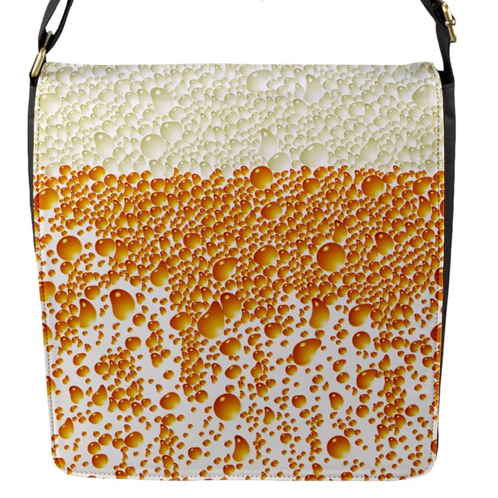 Beer Head Foam Cool Flap Closure Messenger Bag (S)