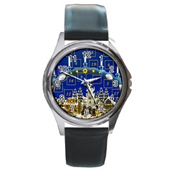 Advent Calendar Advent Gifts Round Metal Watch by Wegoenart