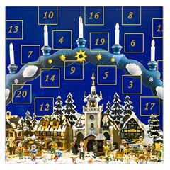 Advent Calendar Advent Gifts Large Satin Scarf (square) by Wegoenart