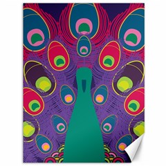 Peacock Bird Animal Feathers Canvas 36  X 48  by Wegoenart