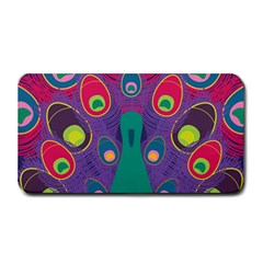 Peacock Bird Animal Feathers Medium Bar Mats by Wegoenart