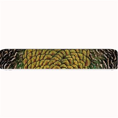 Peacock Bird Feather Color Small Bar Mats by Wegoenart