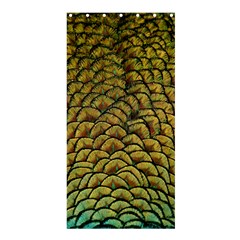 Peacock Bird Feather Color Shower Curtain 36  X 72  (stall)  by Wegoenart