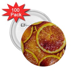 Blood Orange Fruit Citrus Fruits 2 25  Buttons (100 Pack)  by Wegoenart