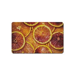 Blood Orange Fruit Citrus Fruits Magnet (name Card) by Wegoenart