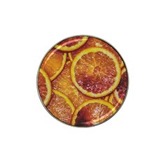 Blood Orange Fruit Citrus Fruits Hat Clip Ball Marker by Wegoenart