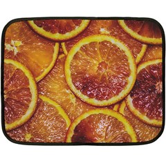 Blood Orange Fruit Citrus Fruits Fleece Blanket (mini) by Wegoenart