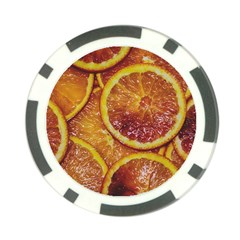 Blood Orange Fruit Citrus Fruits Poker Chip Card Guard (10 Pack) by Wegoenart