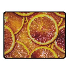 Blood Orange Fruit Citrus Fruits Fleece Blanket (small) by Wegoenart