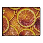 Blood Orange Fruit Citrus Fruits Fleece Blanket (Small) 50 x40  Blanket Front