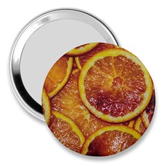 Blood Orange Fruit Citrus Fruits 3  Handbag Mirrors by Wegoenart