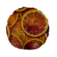 Blood Orange Fruit Citrus Fruits Standard 15  Premium Round Cushions by Wegoenart