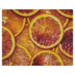 Blood Orange Fruit Citrus Fruits Double Sided Flano Blanket (medium)  by Wegoenart