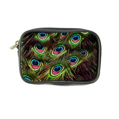 Peacock Feathers Feather Color Coin Purse by Wegoenart