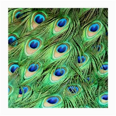 Peacock Feathers Peafowl Medium Glasses Cloth by Wegoenart