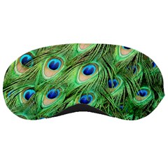 Peacock Feathers Peafowl Sleeping Masks by Wegoenart