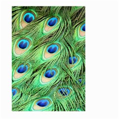 Peacock Feathers Peafowl Large Garden Flag (two Sides) by Wegoenart