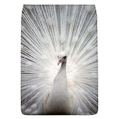 Peacock White Bird Nature Removable Flap Cover (l) by Wegoenart