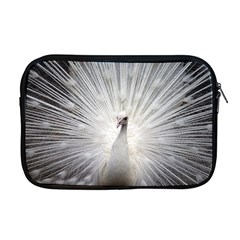 Peacock White Bird Nature Apple Macbook Pro 17  Zipper Case by Wegoenart