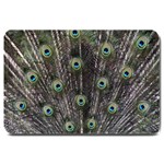 Background Peacock Feathers Large Doormat  30 x20  Door Mat