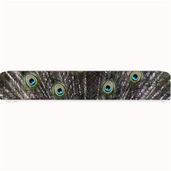 Background Peacock Feathers Small Bar Mats by Wegoenart