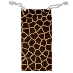 Giraffe Animal Print Skin Fur Jewelry Bag by Wegoenart