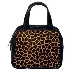 Giraffe Animal Print Skin Fur Classic Handbag (one Side) by Wegoenart