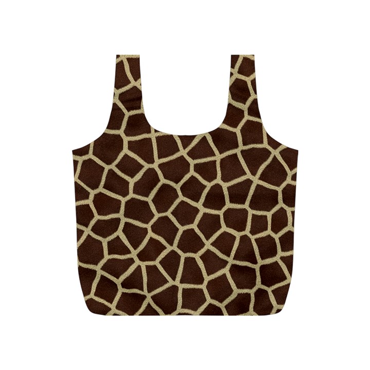 Giraffe Animal Print Skin Fur Full Print Recycle Bag (S)