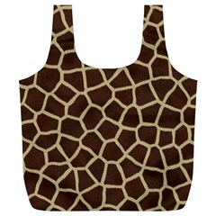 Giraffe Animal Print Skin Fur Full Print Recycle Bag (xl) by Wegoenart