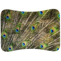 Peacock Feathers Color Plumag Velour Seat Head Rest Cushion