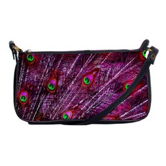 Peacock Feathers Color Plumage Shoulder Clutch Bag by Wegoenart