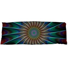 Fractal Peacock Rendering Body Pillow Case (dakimakura) by Wegoenart