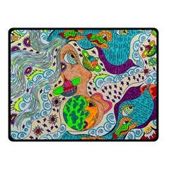 Supersonic Mystic Fleece Blanket (small) by chellerayartisans