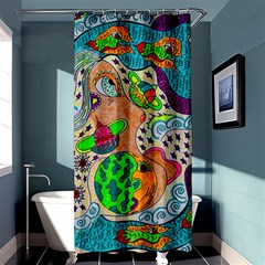 Supersonic Mystic Shower Curtain 36  X 72  (stall) 