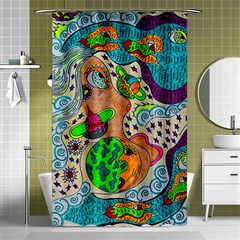 Supersonic Mystic Shower Curtain 48  X 72  (small) 