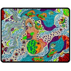 Supersonic Mystic Double Sided Fleece Blanket (medium) 