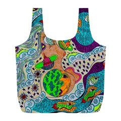 Supersonic Mystic Full Print Recycle Bag (l)