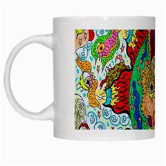 Supersonic Armadillo White Mugs by chellerayartisans