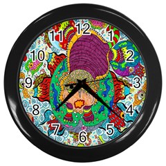 Supersonic Armadillo Wall Clock (black) by chellerayartisans