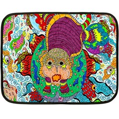 Supersonic Armadillo Double Sided Fleece Blanket (mini) 